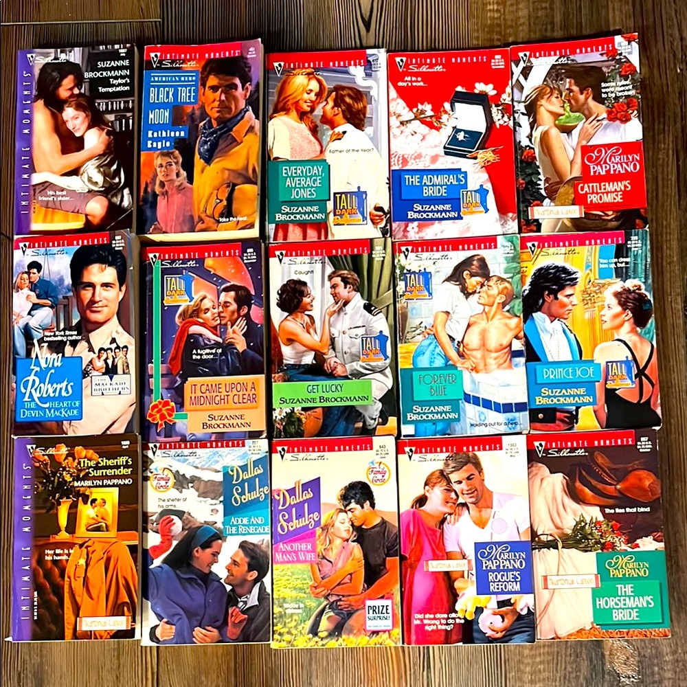 Intimate Moments Romance Novels Bundle of 15